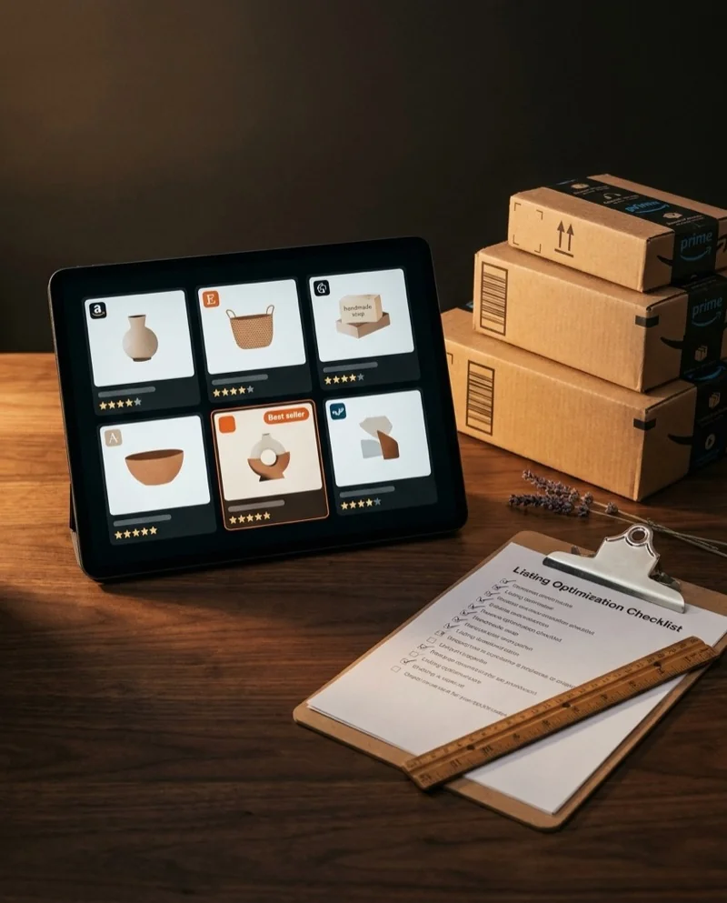 Marketplaces · Amazon & Etsy